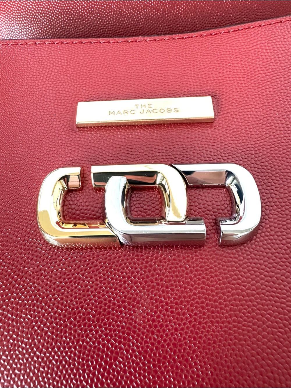 Marc Jacobs Red Leather Crossbody with Pink Rope Detail - Picture 7 of 13